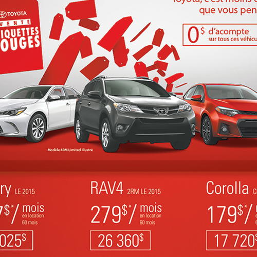 Design graphique - Villa Toyota